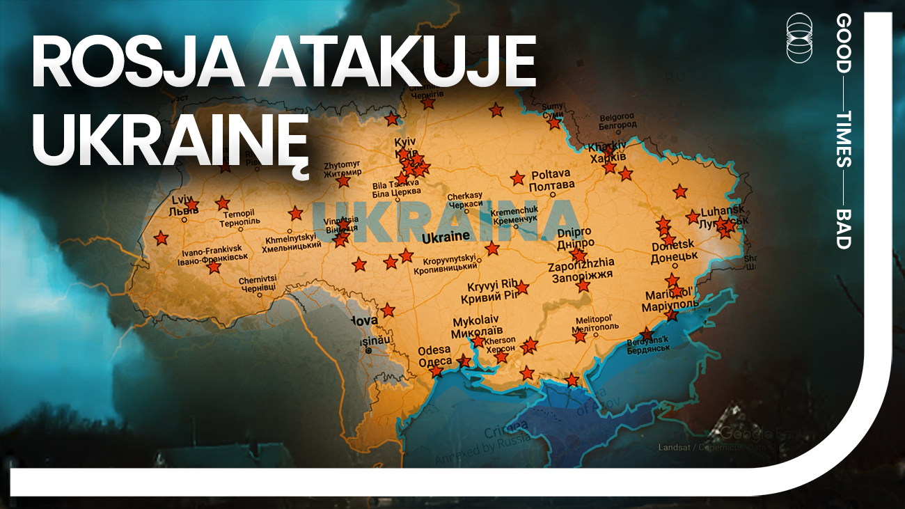 Rosja atakuje Ukrainę.