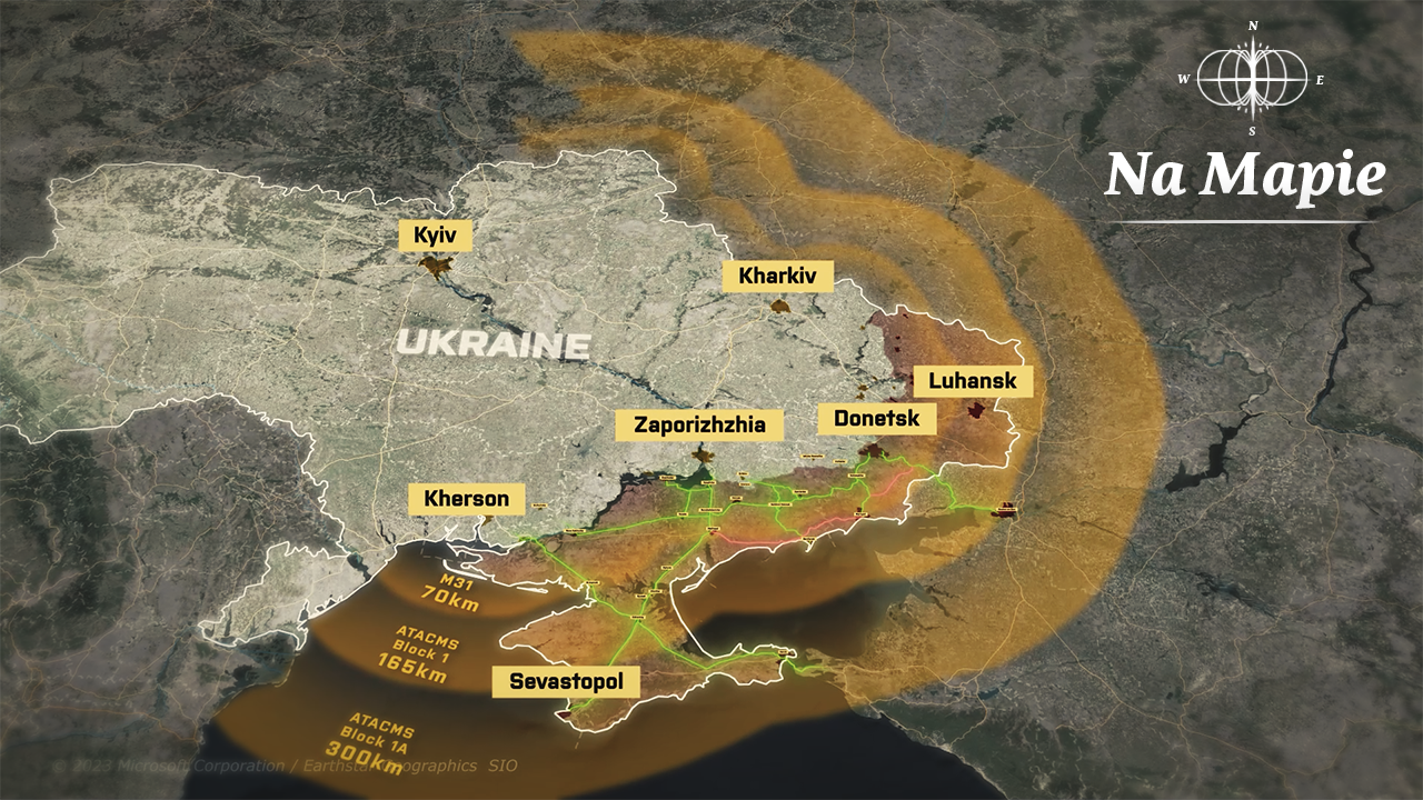 ATACMS Dotarły na Ukrainę. Złamią Rosyjską Logistykę? [Na Mapie]