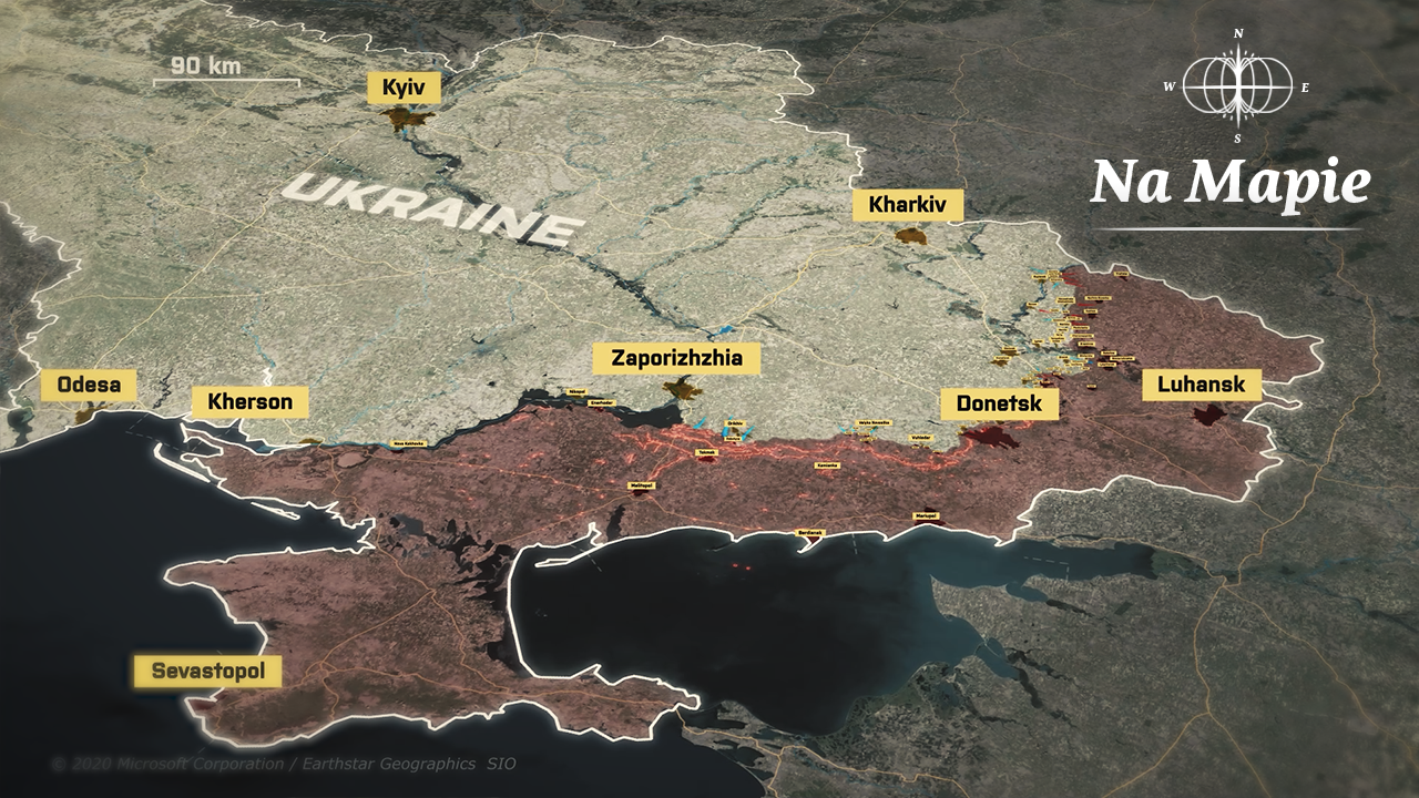 Ukraina angażuje 10 Korpus. Rosja gromadzi 100K żołnierzy koło Kupianska [Na Mapie]